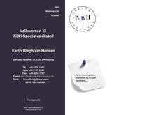 K B H Specialværksted/ Karlo Blegholm Hansen